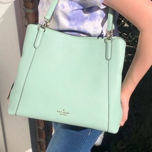 Authentic♠️ Kate Spade ♠️ Mint Leather purse NWT!!
